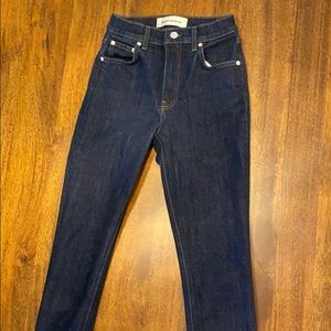 Reformation high rise skinny jeans